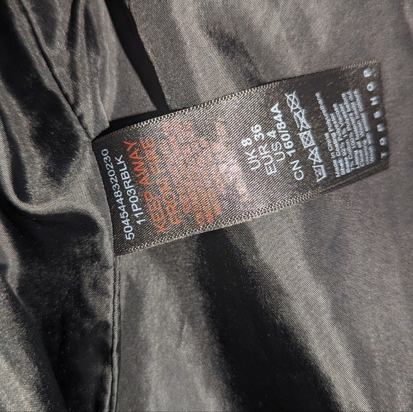 Top Shop Faux Leather Jacket size US 4 - Picture 8 of 8